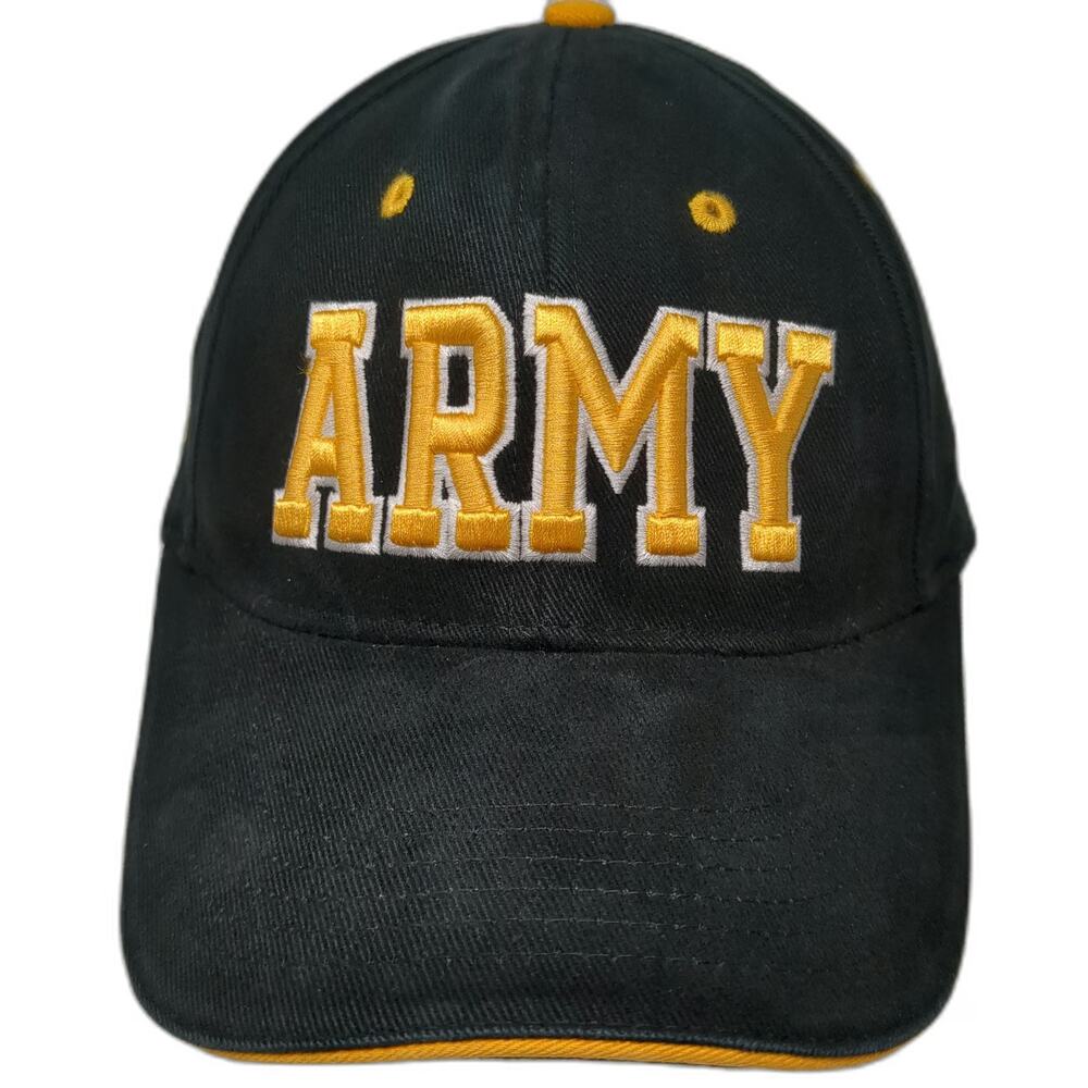 ML Caps Baseball Cap Black Yellow One Size US Army 25th Infantry Division Hat